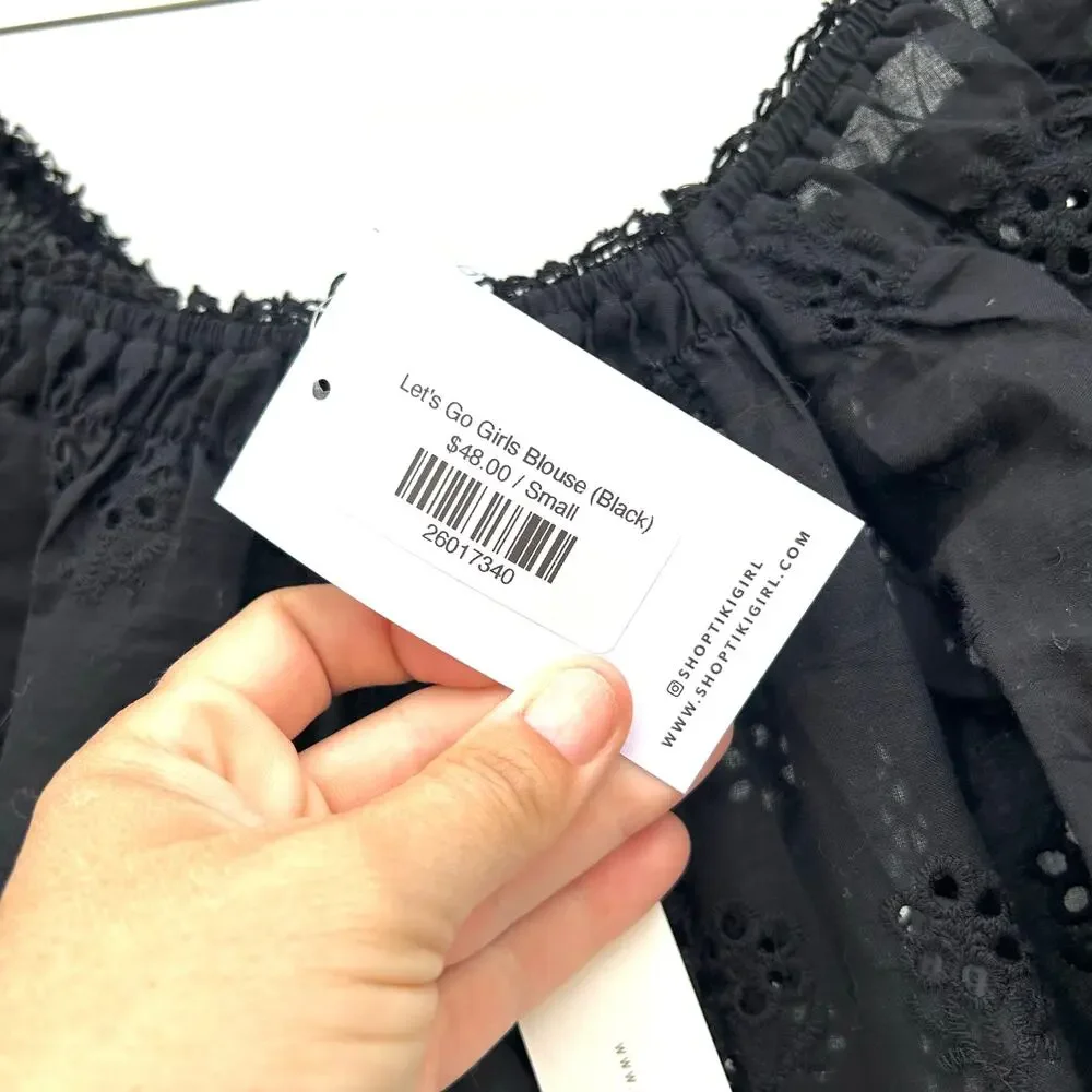 New Anthropologie Mable The Label Black Romantic Lace Blouse Boho Top Small